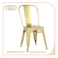 Silla de metal retro vintage color oro Silla de loft color cobre